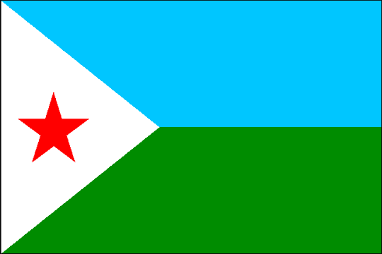 state flag Republic of Djibouti