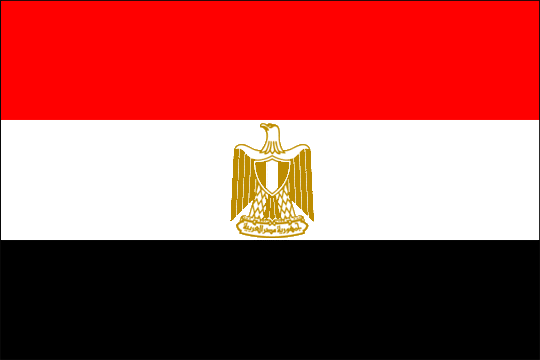 state flag Arab Republic of Egypt