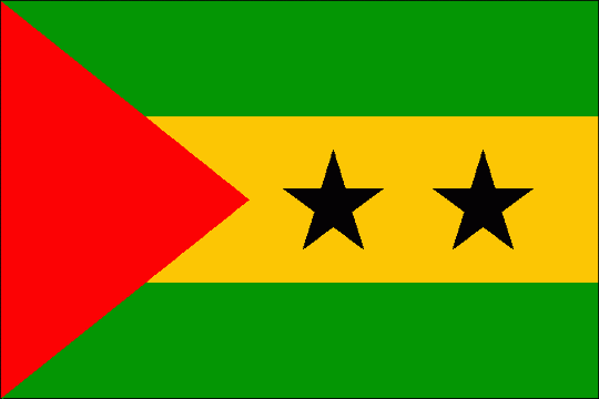 государственный флаг Демократическая Республика Сан-Томе и Принсипи