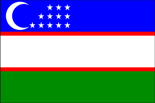 state flag Republic of Uzbekistan