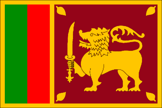 государственный флаг Британский Цейлон