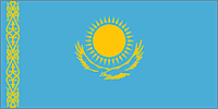 state flag Republic of Kazakhstan