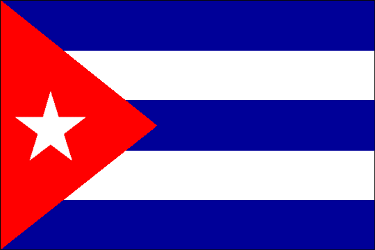 state flag Republic of Cuba