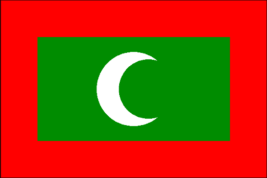 state flag Republic of Maldives