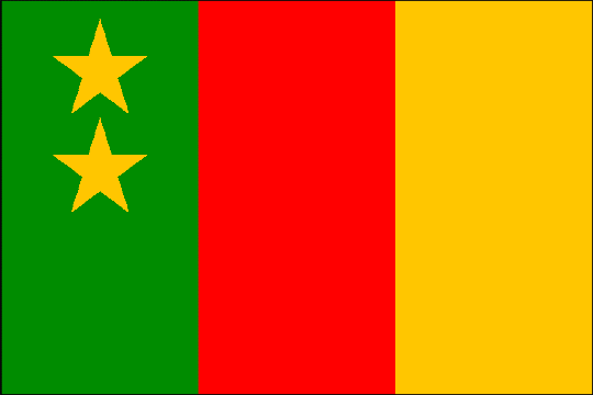 state flag Federal Republic of Cameroon
