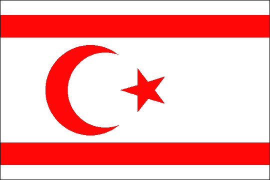 state flag Turkish Republic of Northern Cyprus
