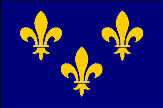 государственный флаг Французское королевство 1-е