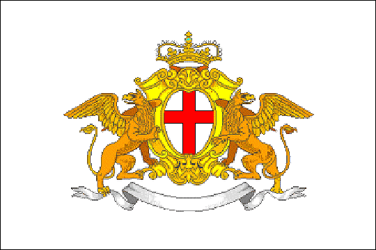 state flag Most Serene Republic of Genoa