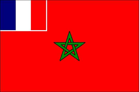 state flag Sultanate of Morocco