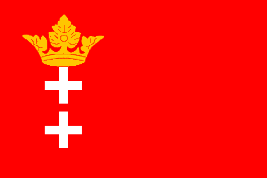 state flag Free City of Danzig