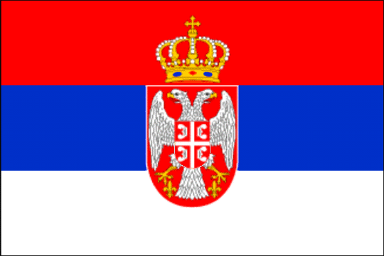 государственный флаг Республика Сербия