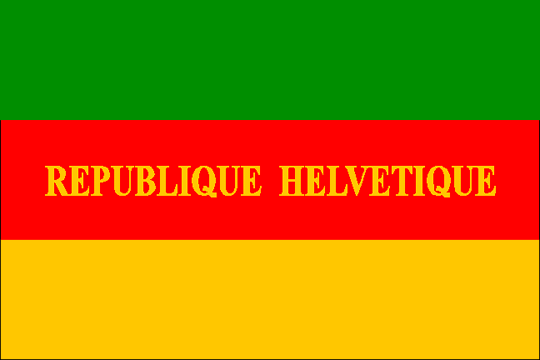 государственный флаг Гельветическая республика