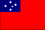 национальный флаг Самоа (Западное)