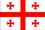 национальный флаг Грузия